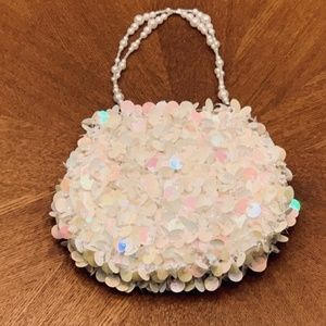 Jessica McClintock iridescent clutch